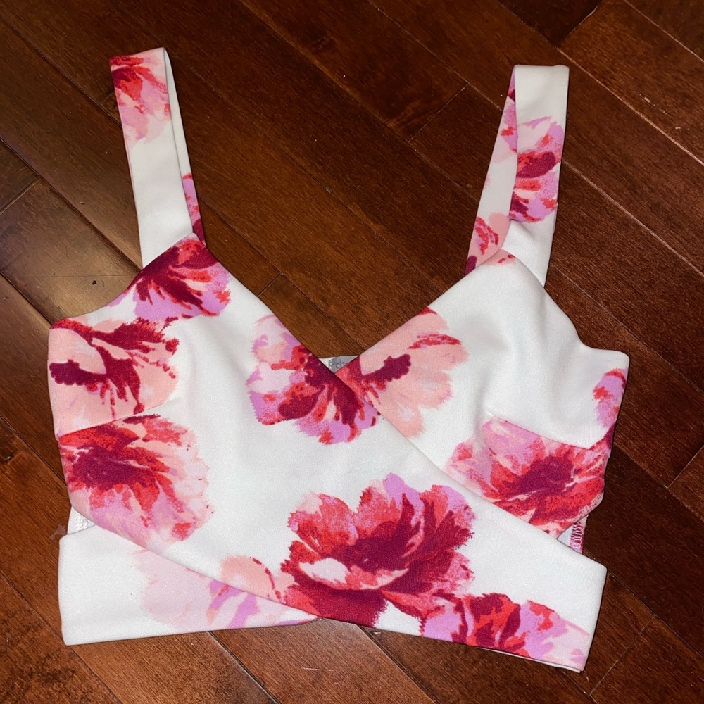 Floral crop top